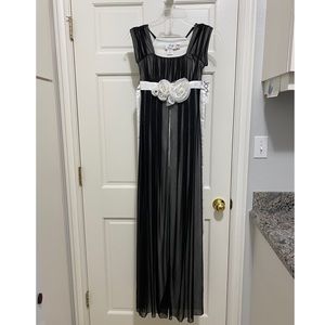 Long slender dress